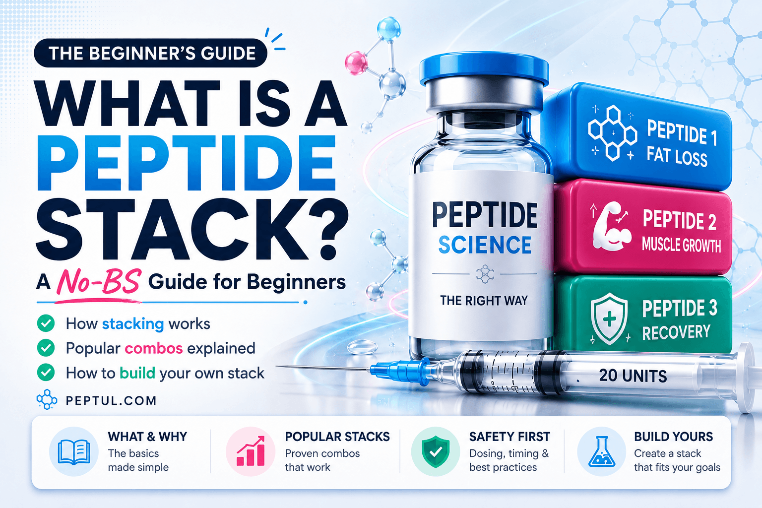 What Is a Peptide Stack? A No-BS Guide for Beginners